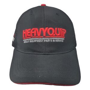 Heavyquip Fitted Hat Black One Size Heavy Equipment Parts & Service